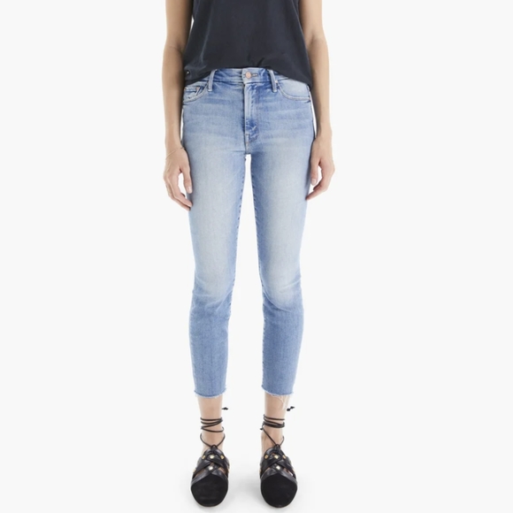 Mother The Looker Ankle Fray Jeans - 31 - Picture 1 of 9